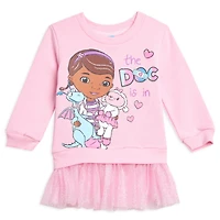 Doc Mcstuffins Toddler Girls Fleece Sweatshirt Dress
