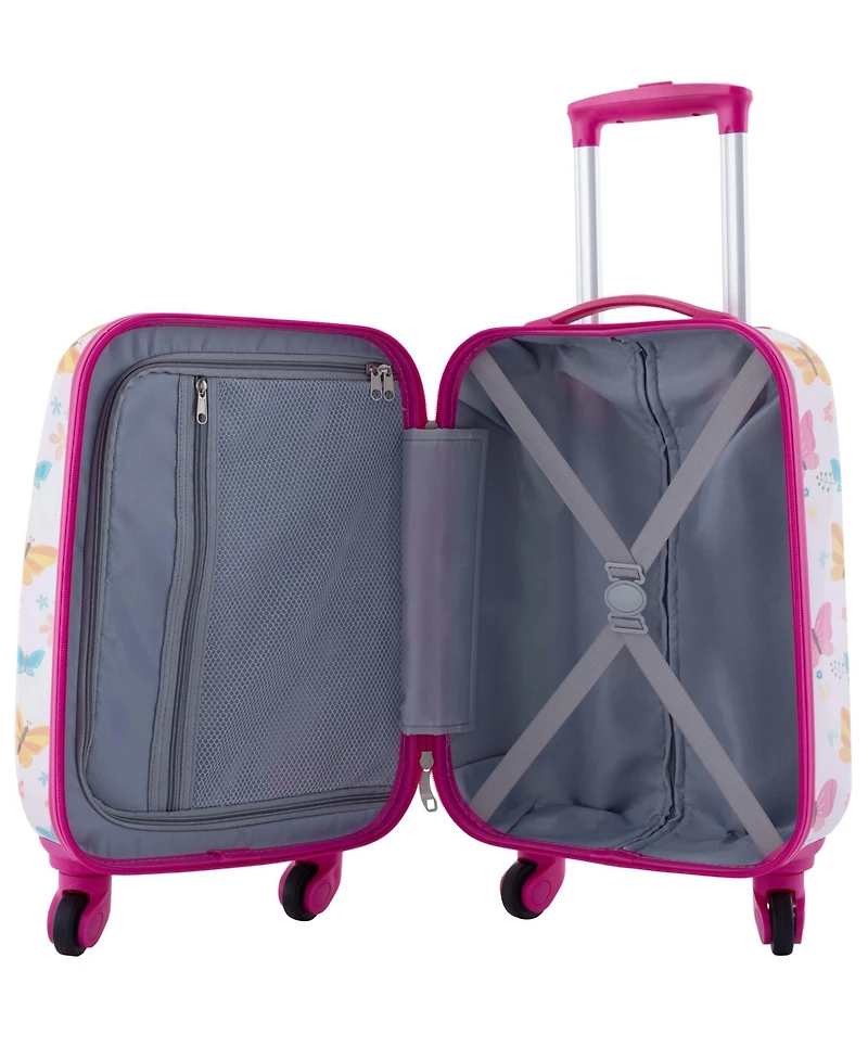 Travelers Club Kid's Hard Side Carry-On Spinner 5 Piece Luggage Set