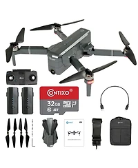 Contixo F24 Pro Drone -Uhd, Foldable, Gps Return Home, Fpv Camera Compatible with Vr - 30 Minutes Flight Time - Foldable Brushless Motors