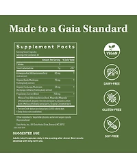 Gaia Herbs Adrenal Health Nightly Restore - Adrenal Support Herbal Supplement with Ashwagandha, Magnolia Bark, Cordyceps, Lemon Balm