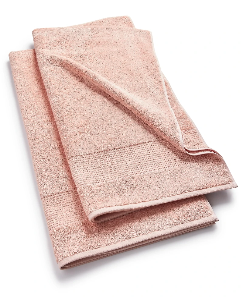 Oake Organic Cotton 2-Pk. Bath Towel, 30" x 56", Exclusively at Macy's