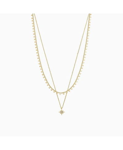 Star Pendant Two Layered Necklace – Celestial Charm, Perfect Summer Gift
