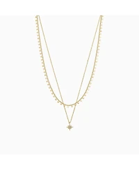 Star Pendant Two Layered Necklace – Celestial Charm, Perfect Summer Gift