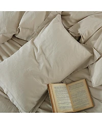 Pre-washed Linen Duvet Cover Set, Full/Queen