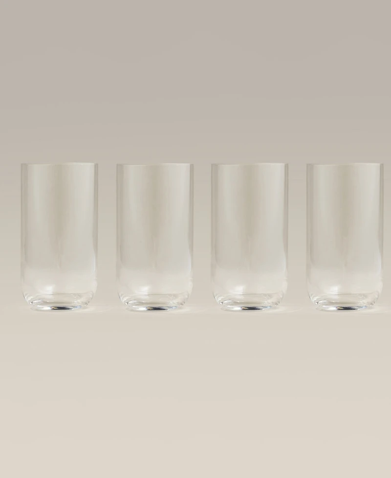 Year & Day Plain Tall Glasses, Set of 4