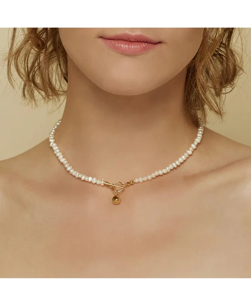 Elena Cultured Pearl Choker