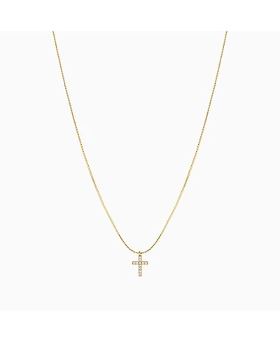 Sterling Silver 18k Gold Plated Weiss Cross Necklace – Faith-Inspired Jewelry, Trending for Summer