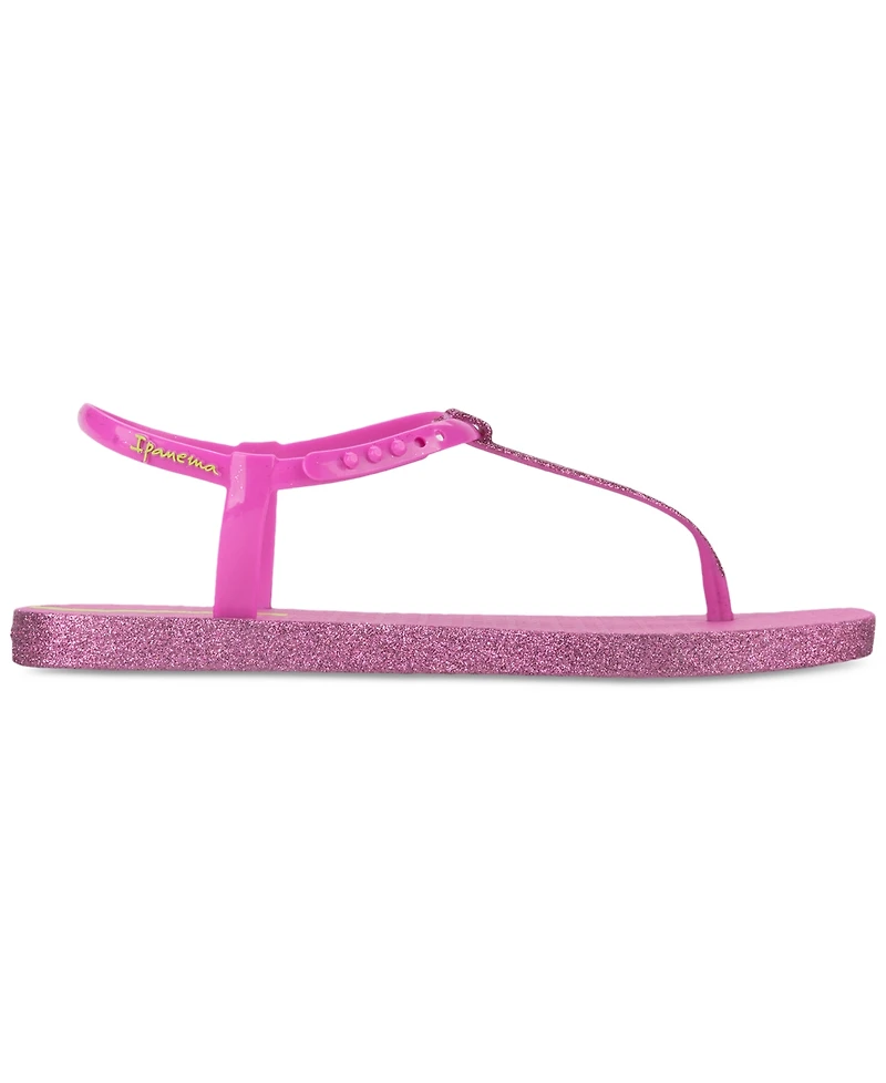 Ipanema x Shakira Class Edge Glow Slip-On Embellished T-Strap Thong Sandals