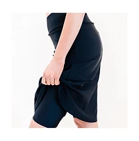 Calypsa Women's Knee Length Swim Skort