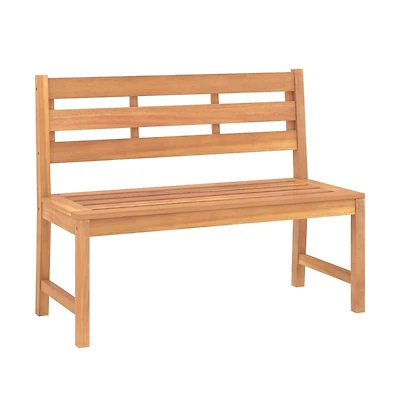 Patio Bench 44.9" Solid Teak Wood