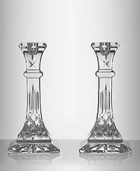 Lismore 8" Candlestick, Set of 2