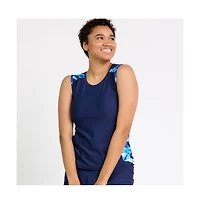 Calypsa Women's Loose Fit Maya Swim Top