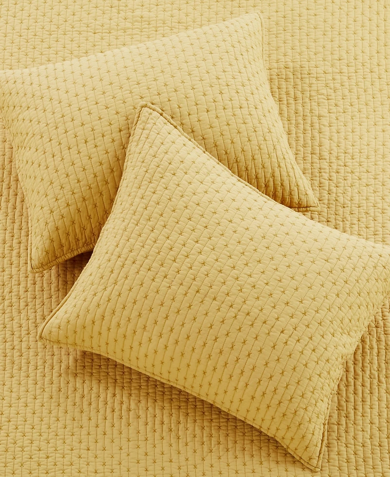 Levtex Cross Stitch Stitching 3-Pc. Quilt Set, Full/Queen