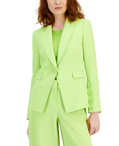 Tahari Asl Women's Single-Button Peak-Lapel Blazer