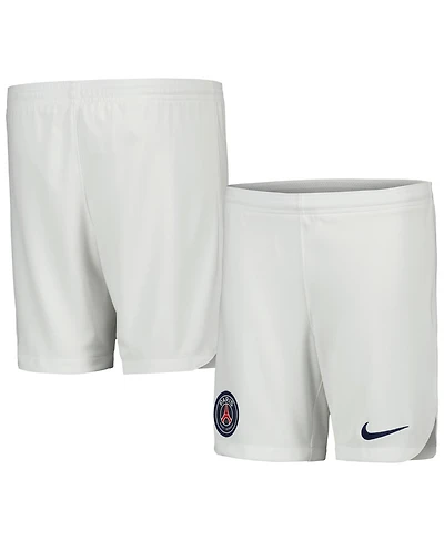 Big Boys Nike White Paris Saint-Germain 2023/24 Away Stadium Performance Shorts
