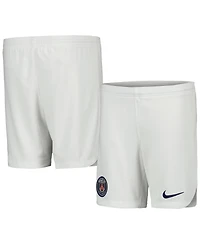 Big Boys Nike White Paris Saint-Germain 2023/24 Away Stadium Performance Shorts