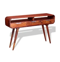Console Table Solid Sheesham Wood 47.2"x11.8"x29.5"