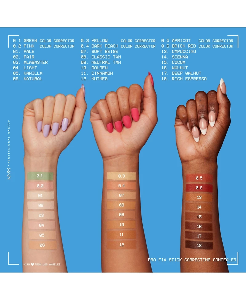 Nyx Professional Makeup Pro Fix Stick Correcting Concealer, 0.05 oz.