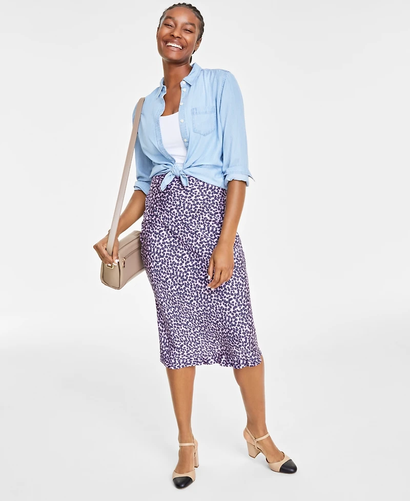 On 34th Women's Chambray Shirt, Created for Macy's