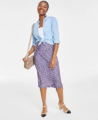 Womens Chambray Shirt Created For Macys Xxs 2x