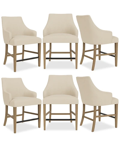 Nelin 6pc Counter Height Chair Set