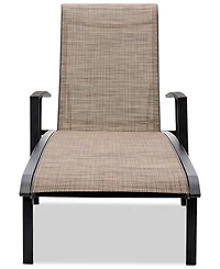 Wythburn Mix and Match Sleek Sling Outdoor Chaise Lounge, Created for Macy's