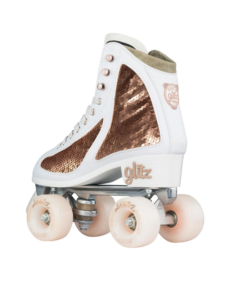 Crazy Skates Glitz Roller For Women And Girls - Dazzling Glitter Sparkle Quad