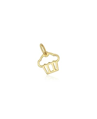 The Lovery Mini Gold Cupcake Charm 14K Gold