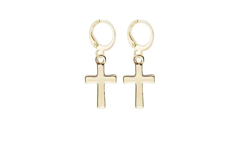 Cross Dangle Earrings