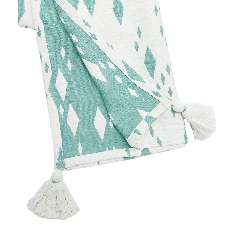 50" x 60" Granby Surf Woven Super Soft Cozy Accent Throw Blanket