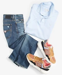 Guess Mens Nolan Polo Slim Tapered Jeans