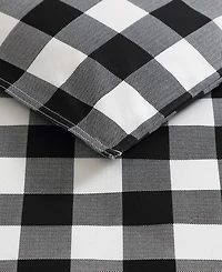 Eddie Bauer Mountain Plaid Cotton Reversible 2 Piece Duvet Cover Set, Twin