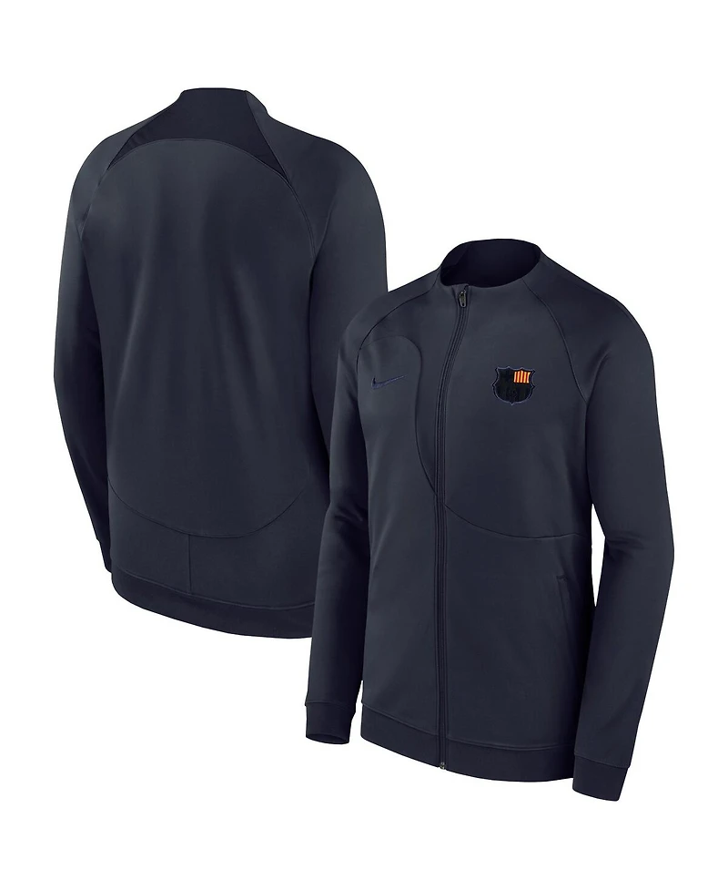 Big Boys Nike Navy Barcelona Academy Pro Anthem Raglan Performance Full-Zip Jacket
