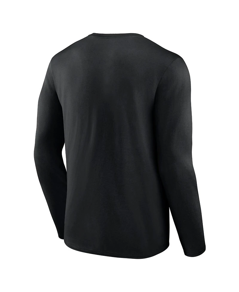 Men's Fanatics Black Washington Huskies Campus Long Sleeve T-shirt