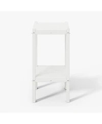 36" Outdoor Adirondack Hdpe 2-Tier Patio Side Table