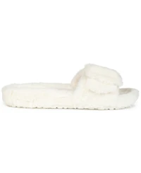 Journee Collection Women's Shadow Faux Fur Slide Slipper