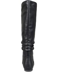 Journee Collection Women's Jayne Slouchy Knee High Boots