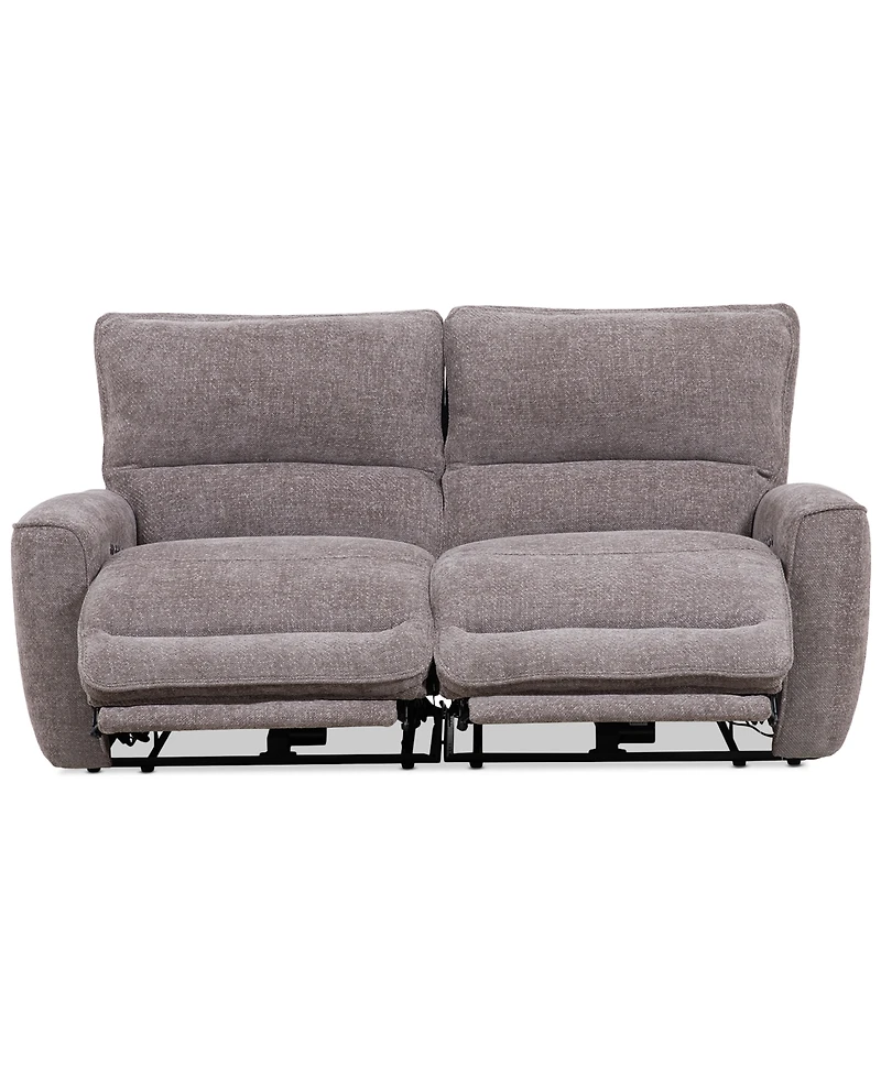 Closeout! Deklyn 76" 2-Pc. Zero Gravity Fabric Sofa with 2 Power Recliners, Created for Macy's