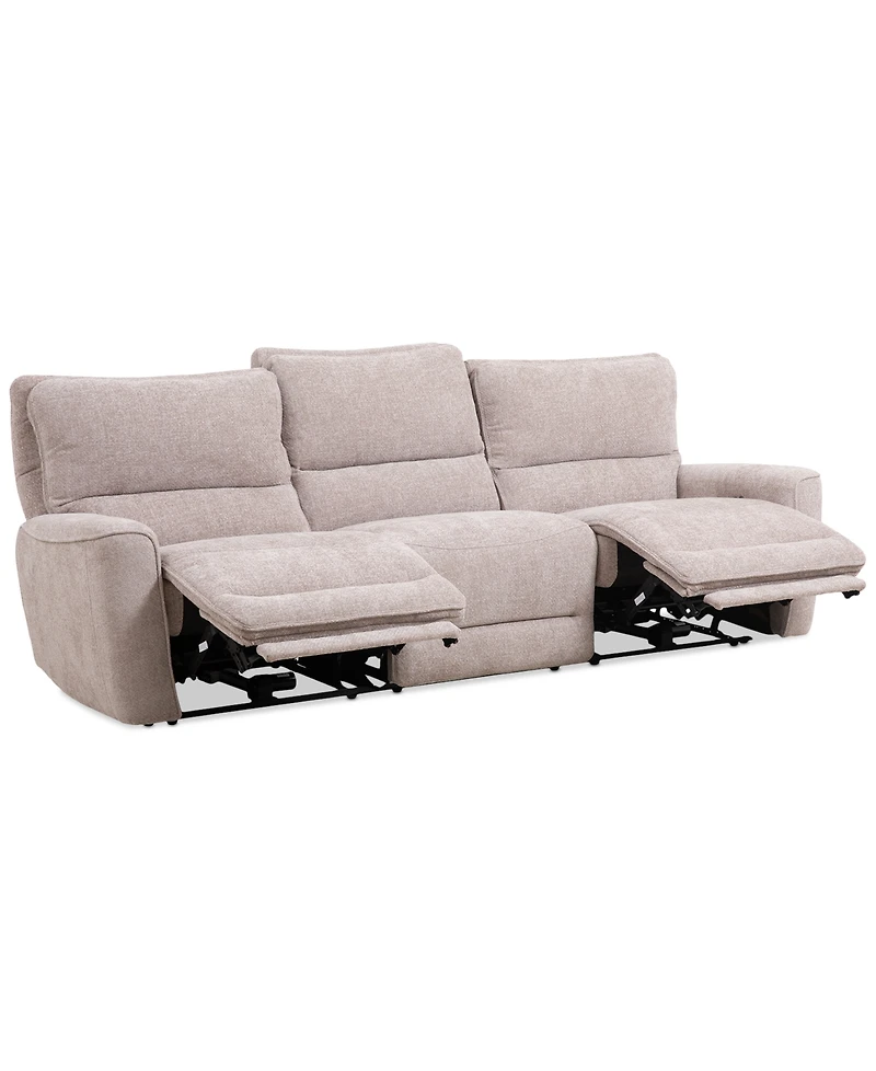 Closeout! Deklyn 106" 3-Pc. Zero Gravity Fabric Sofa with 2 Power Recliners, Created for Macy's