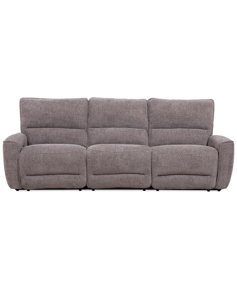Closeout! Deklyn 106" 3-Pc. Zero Gravity Fabric Sofa with 2 Power Recliners, Created for Macy's
