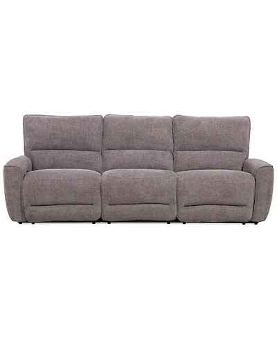 Closeout! Deklyn 106" 3-Pc. Zero Gravity Fabric Sofa with 2 Power Recliners, Created for Macy's