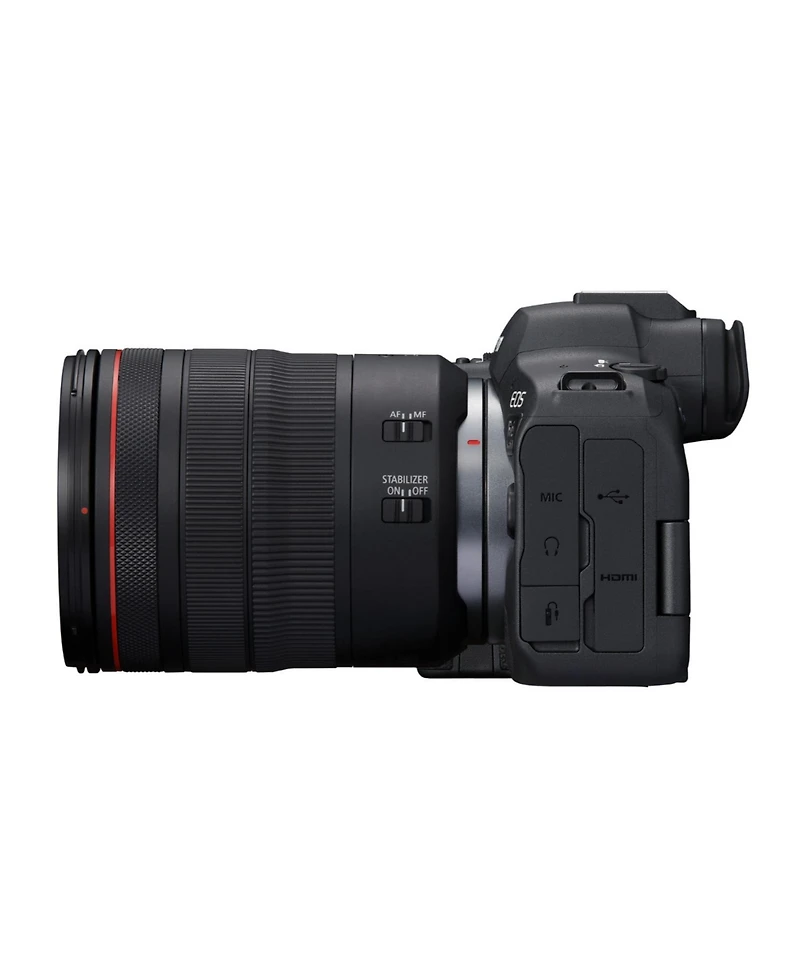 Canon Eos R6 Mark Ii Mirrorless Camera with Rf 24-105mm f/4 L Is Usm Lens, Black