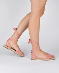 Journee Collection Women's Emelie Wide Width Espadrille Sandals