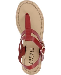 Journee Collection Women's Bianca Double Buckle Platform Wedge Sandals