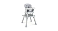 Slickblue Kids 6-in-1 Convertible High Chair with Adjustable Removable Tray