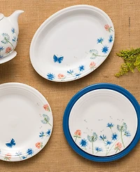 Fiesta Breezy Floral Luncheon Plate