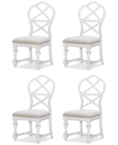 Mandeville 4 Pc. X-Back Chair Set