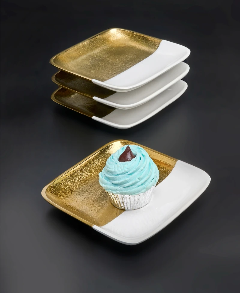 Godinger Signature Collection Dessert Plates, Set of 4