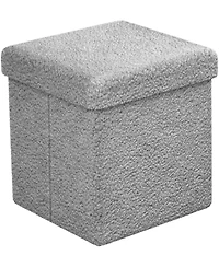 Sorbus Teddy Fabric Ottomans