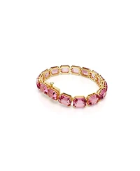 Swarovski Octagon Cut, Pink, Gold-Tone Millennia Bracelet